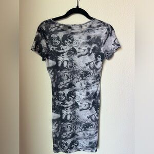 Motel Sheer Mini Dress